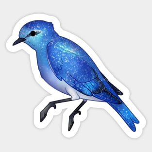 Cozy Mountain Bluebird Sticker